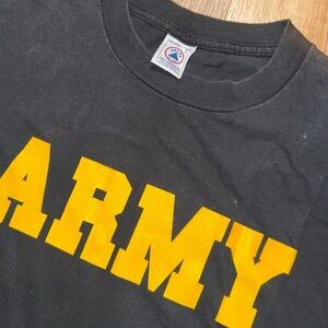 Vintage 90s Delta ARMY First Jump Second Jump College Shirt XL Pre Shrunk Promo